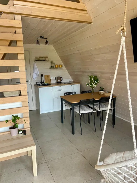 A-frame на берегу Волги