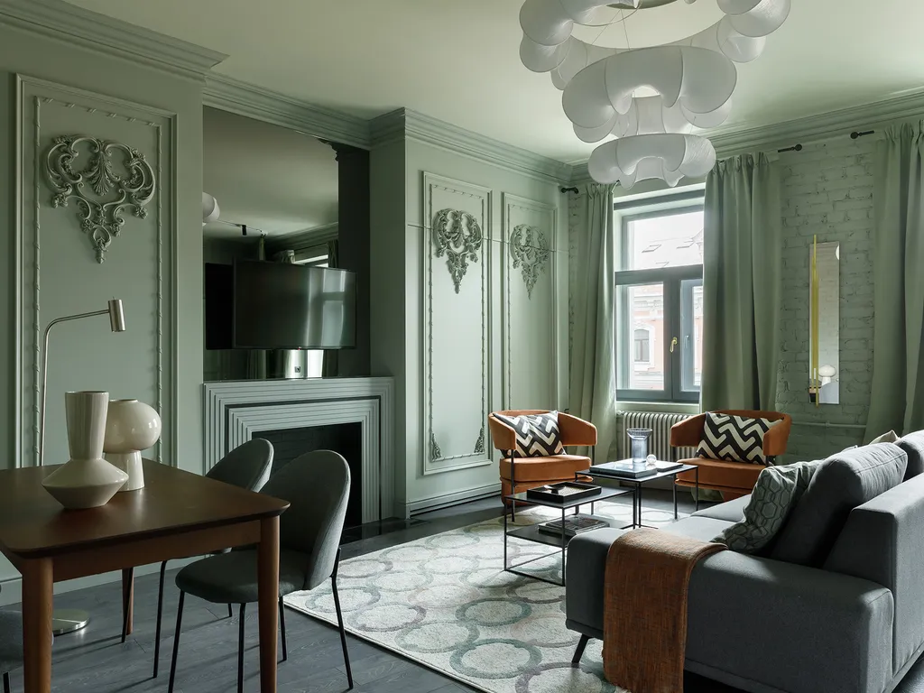 Апартамент с 1 спальней и балконом на Невском проспекте