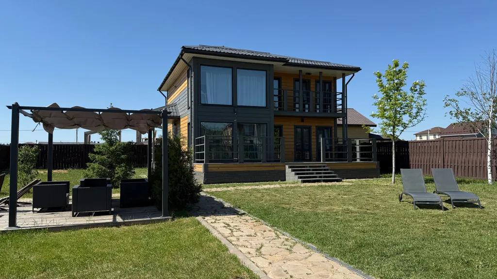 Коттедж Большой семейный дом с панорамными окнами у леса и озера — Семеновское