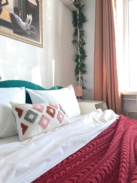 Просторная квартира с видом на город и парк