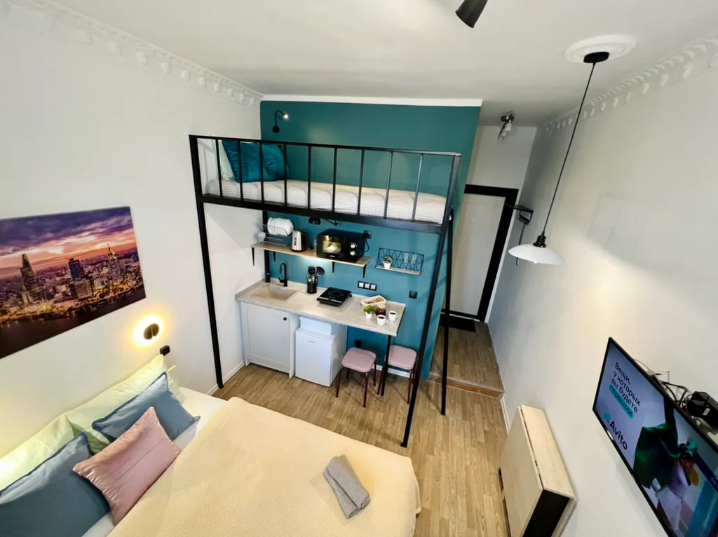 Трехместная студия около ЖД Вокзала