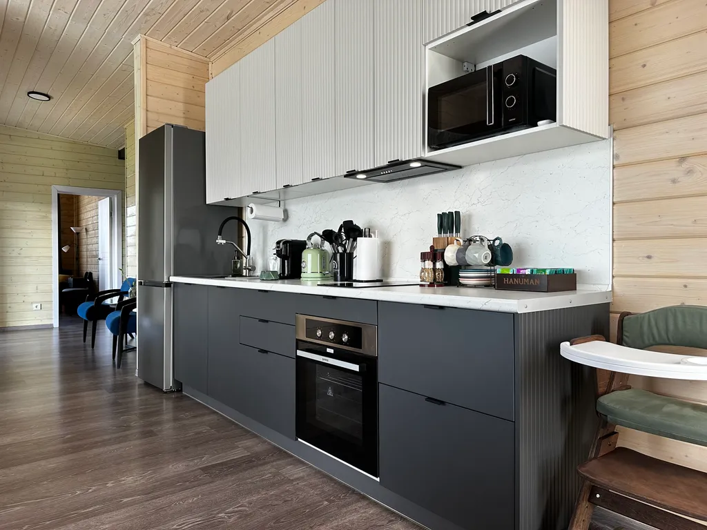 Дом с красивой костровой зоной