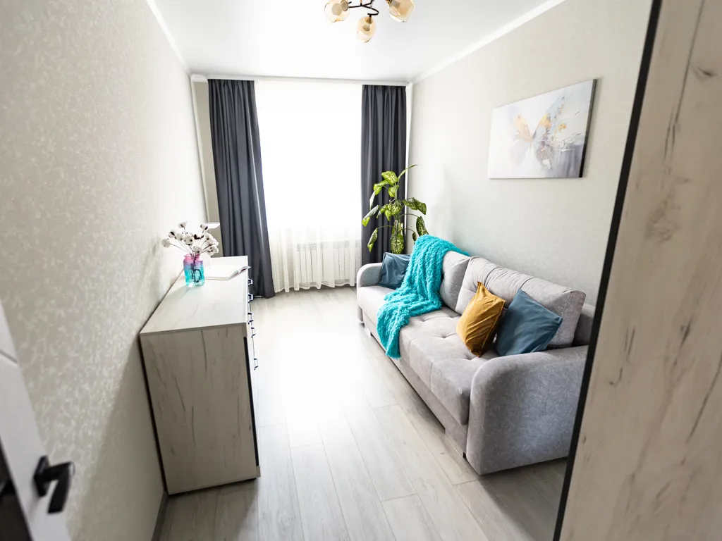 Квартира Квартира Новая евродвушка с просторной кухней-гостиной — Калининград