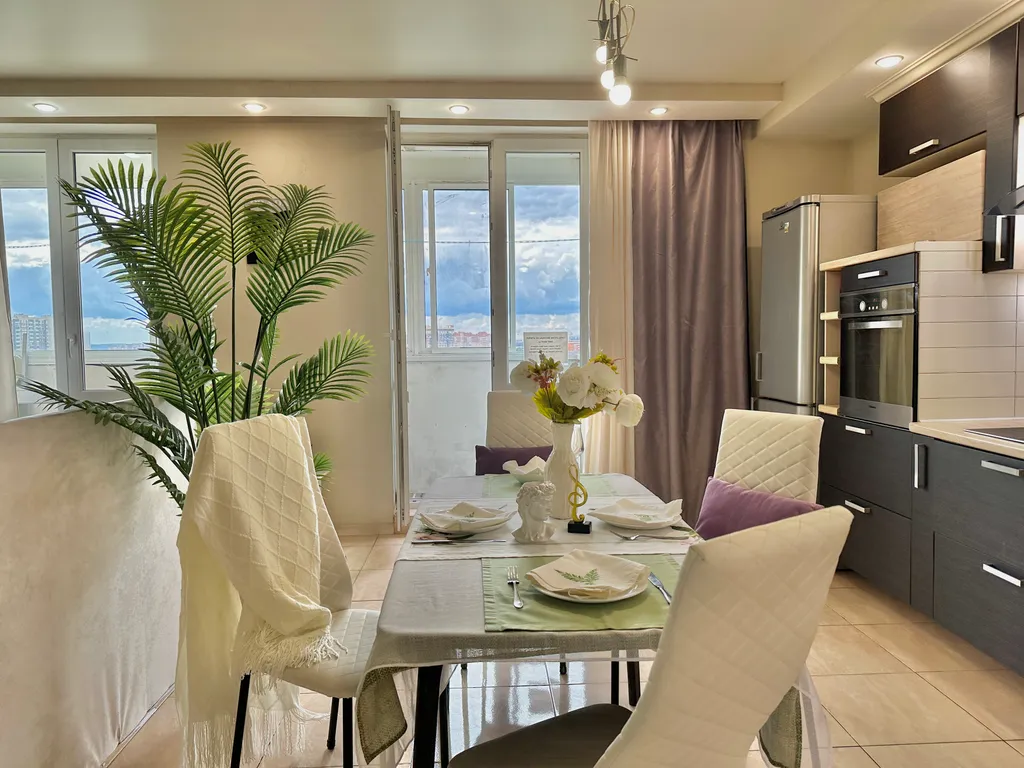 Дизайнерская студия с видом на Одинцово с 22 этажа