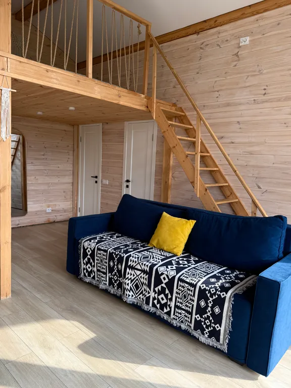 Панорамный дом с чаном под открытым небом и баней на дровах