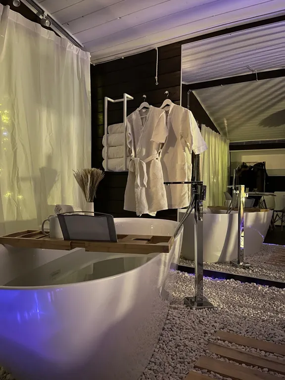 Dobrilovo Village уютный домик с видовой ванной, банным чаном и фурако