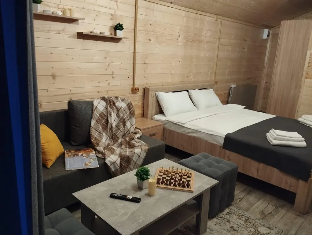 Уютные домики с панорамными видами на горы