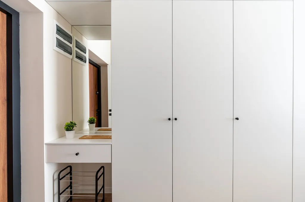 Студия с красивым видом на лесопарк