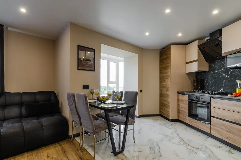 Изящная 1 комнатная квартира с видом на Волгу