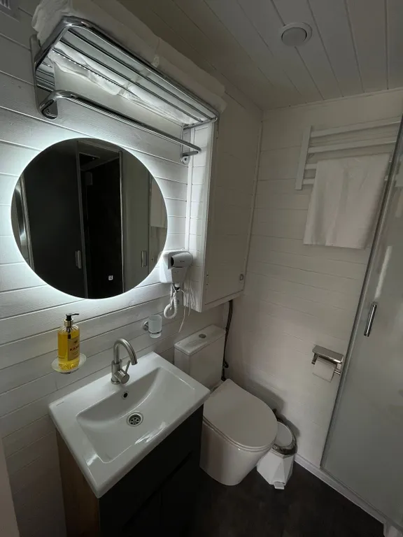 Скандинавское бунгало c финским банным чаном Асти Кэмп