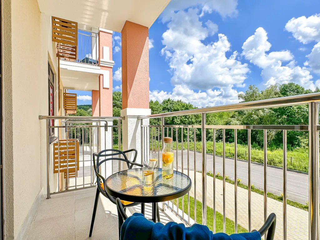 Уютная студия Мята с видом на горы