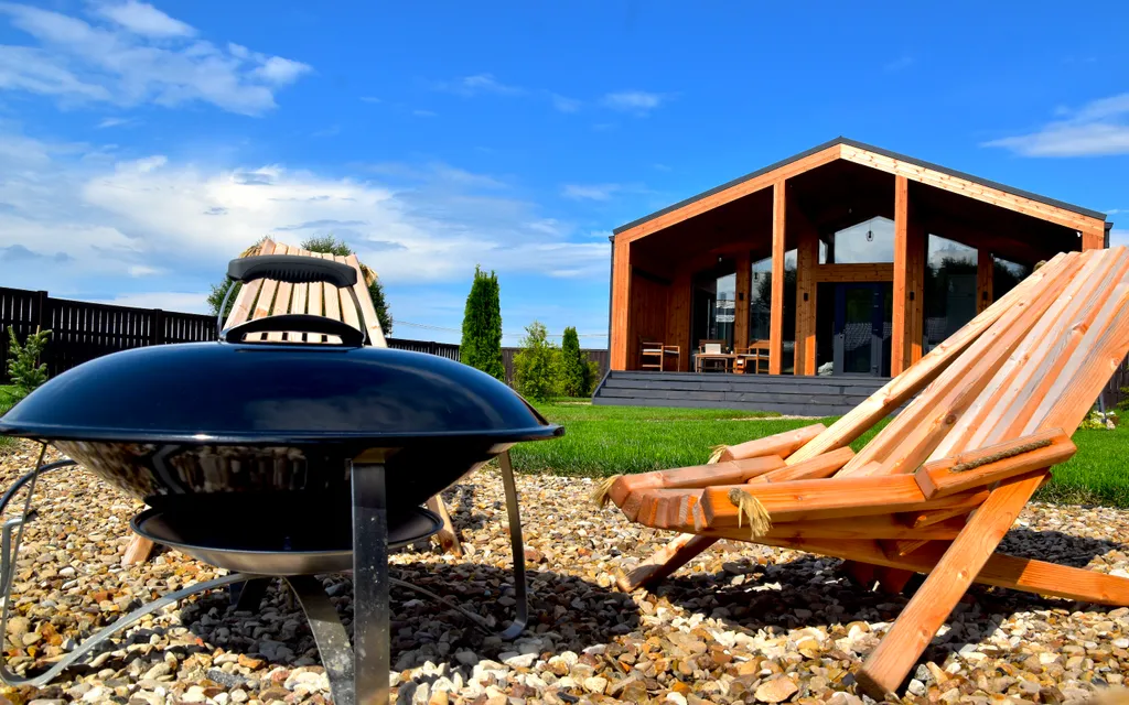 Уютный барнхаус Daсhа Beketovо с панорамными окнами