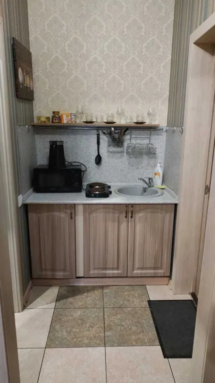 Студия  на 4-х у аэропорта Внуково,метро Пыхтино