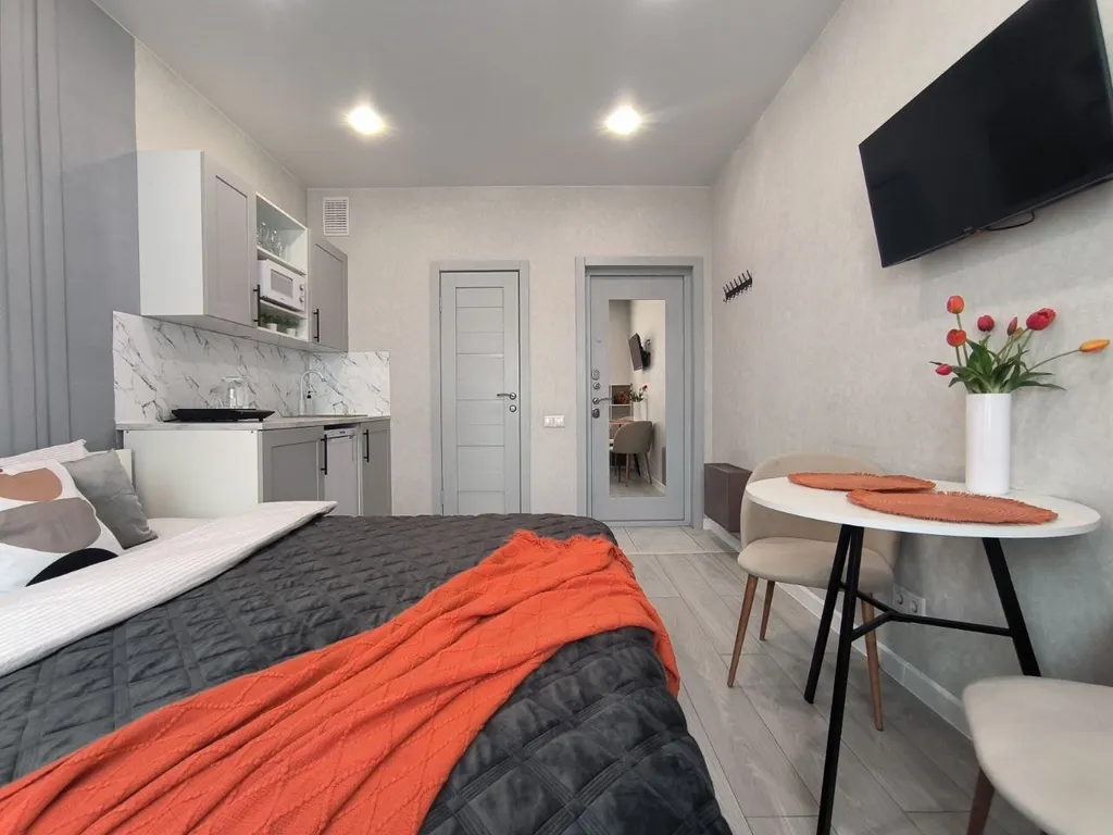 Квартира Уютная светлая студия для двоих — Новосибирск