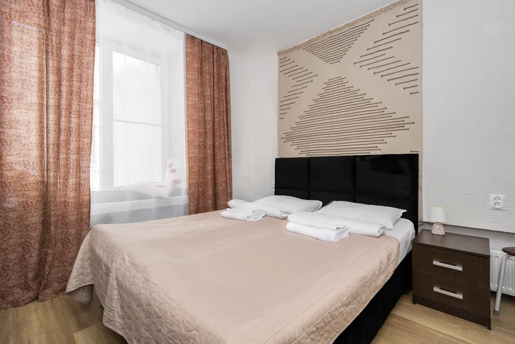 Квартира Комната с санузлом и большой двуспальной кроватью у зоопарка — Санкт-Петербург