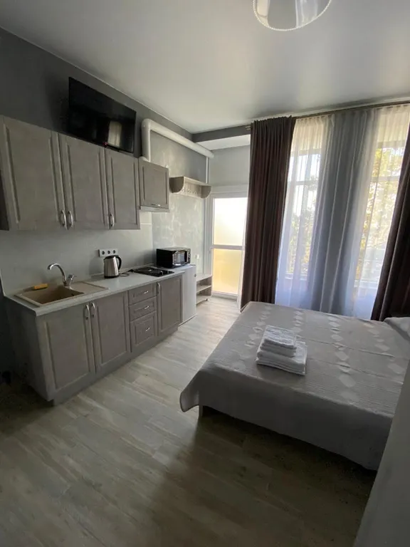 Уютная студия с видом на море