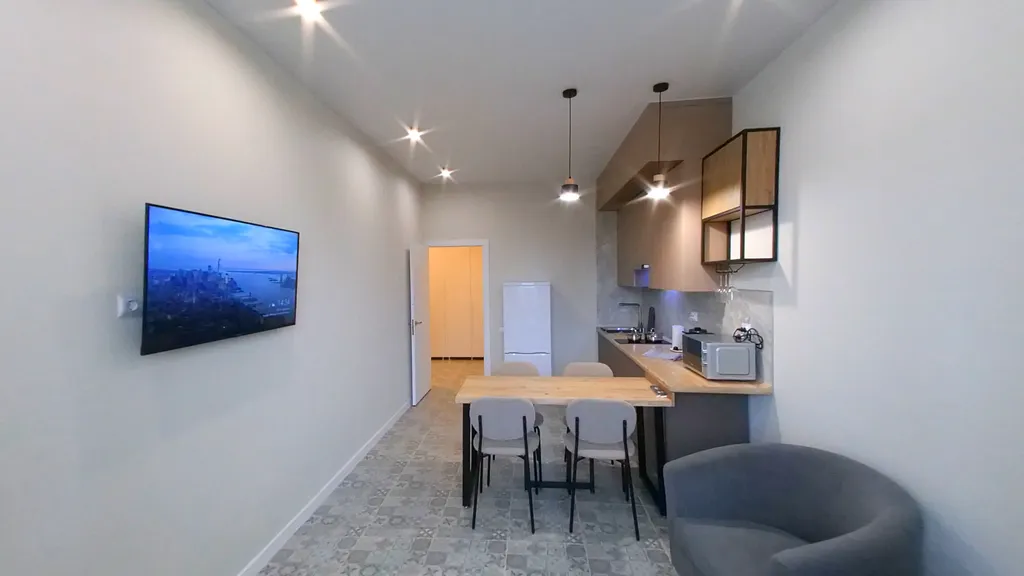 Стильная просторная квартира с лоджией