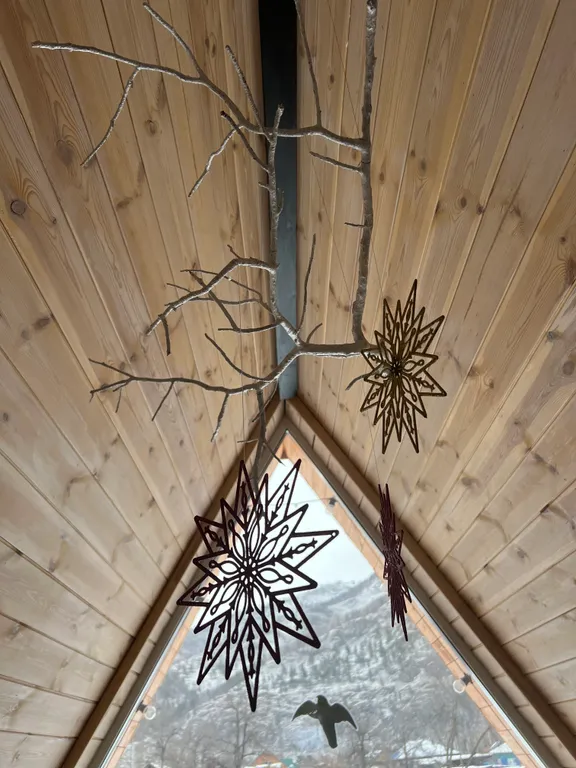 А-фрейм 6/6 с видом на горы и лес