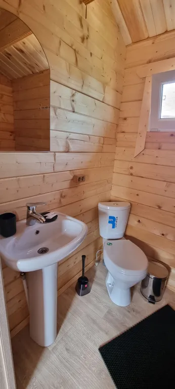 Семейный эко домик из дерева