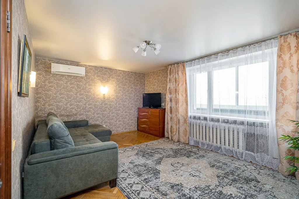 Трехкомнатная квартира с видом на реку Свислочь