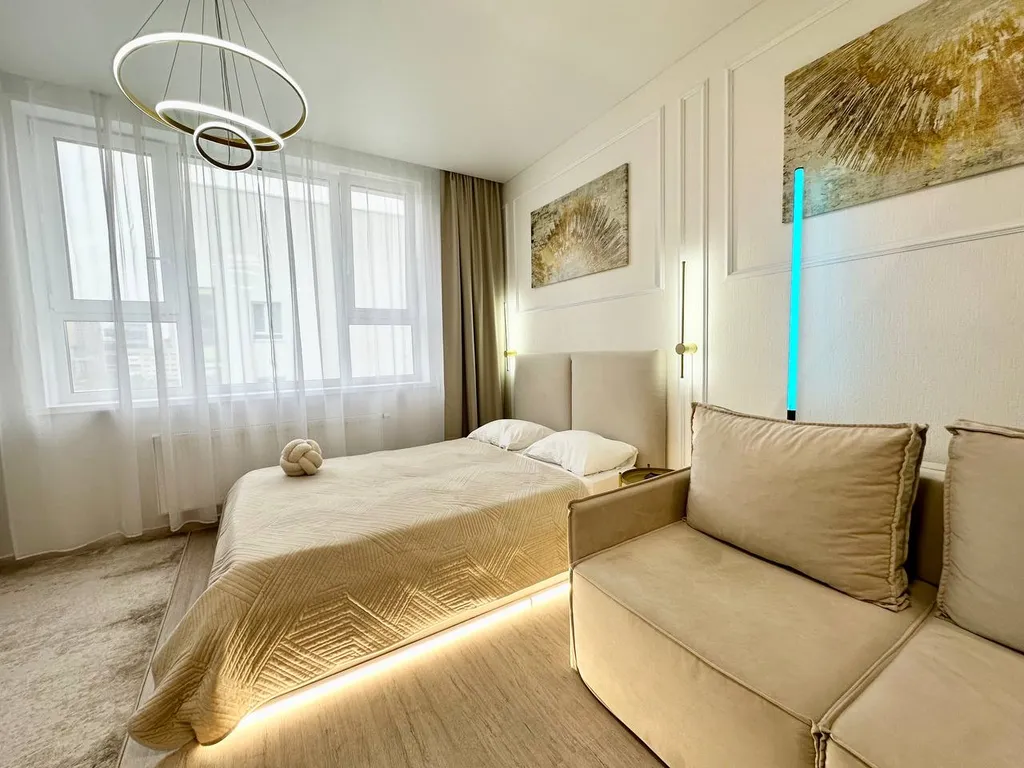 Бежевая дизайнерская студия