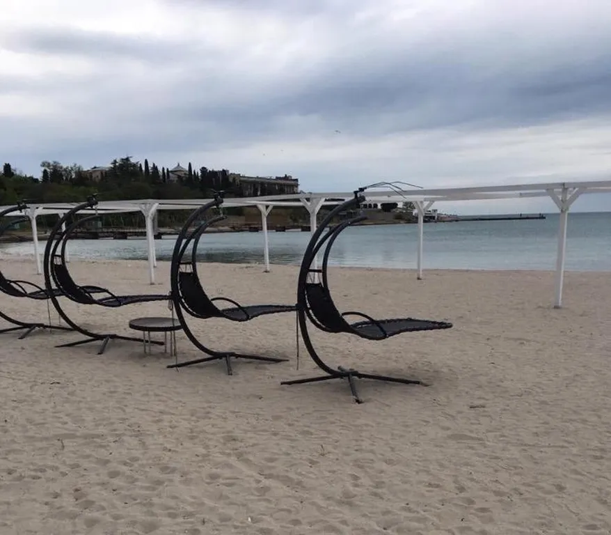 Уютная студия 50м до пляжа, 1 линия