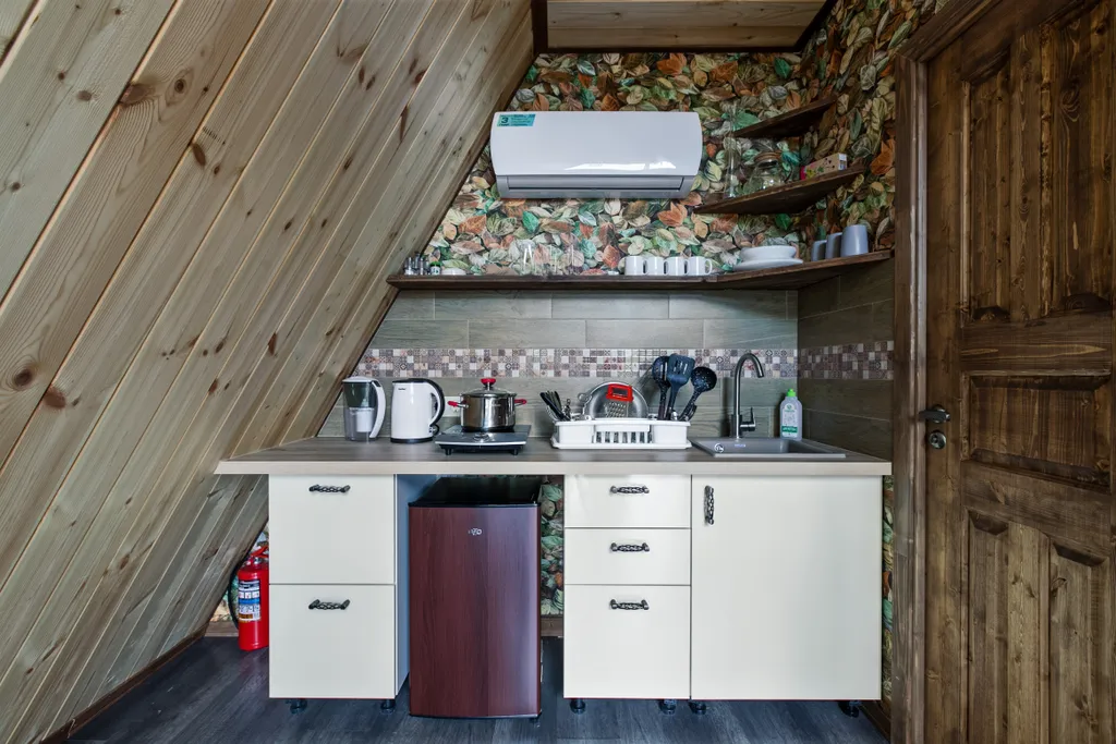 Афрейм (дом-шалаш) ОСЕНЬ с баней