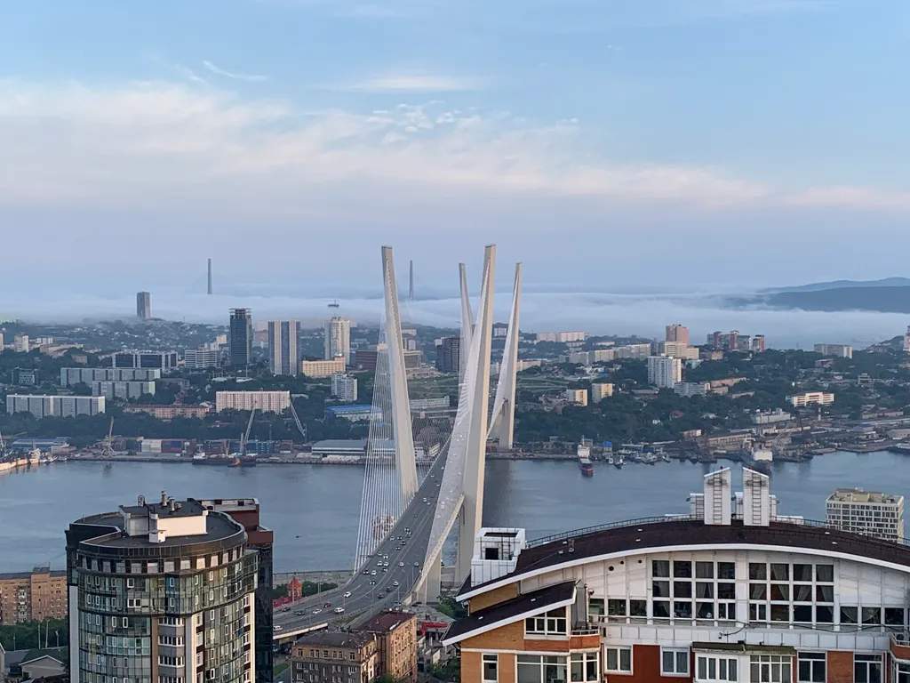 Квартира с прекрасным видом на Золотой мост