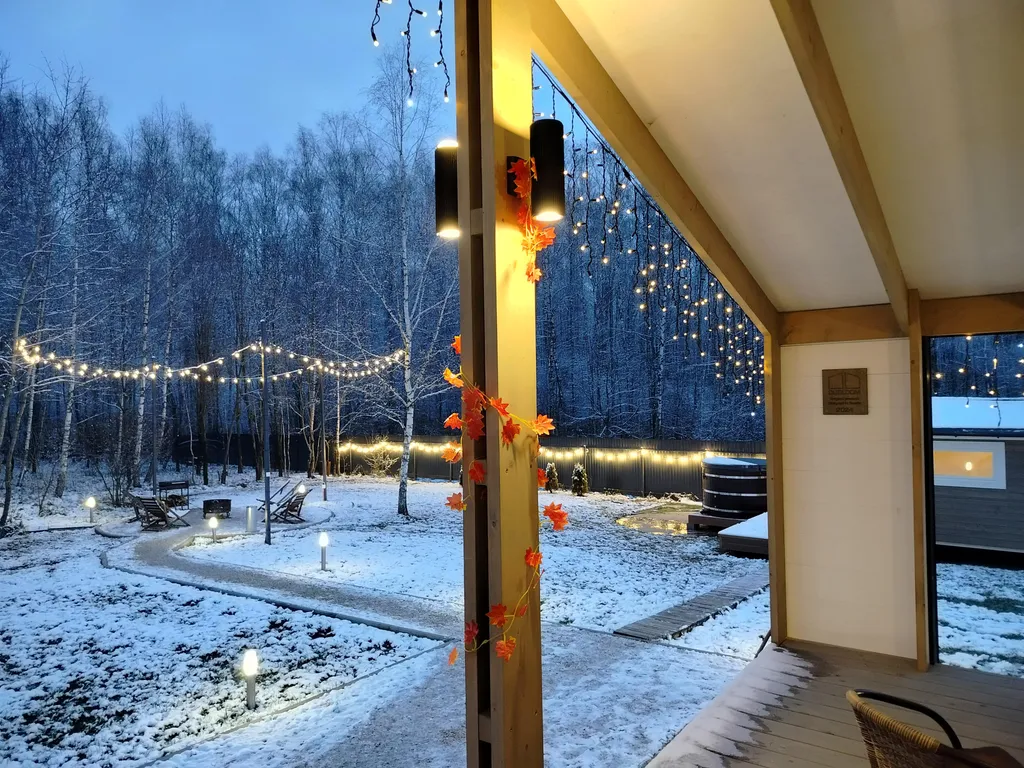 Дом у леса с камином