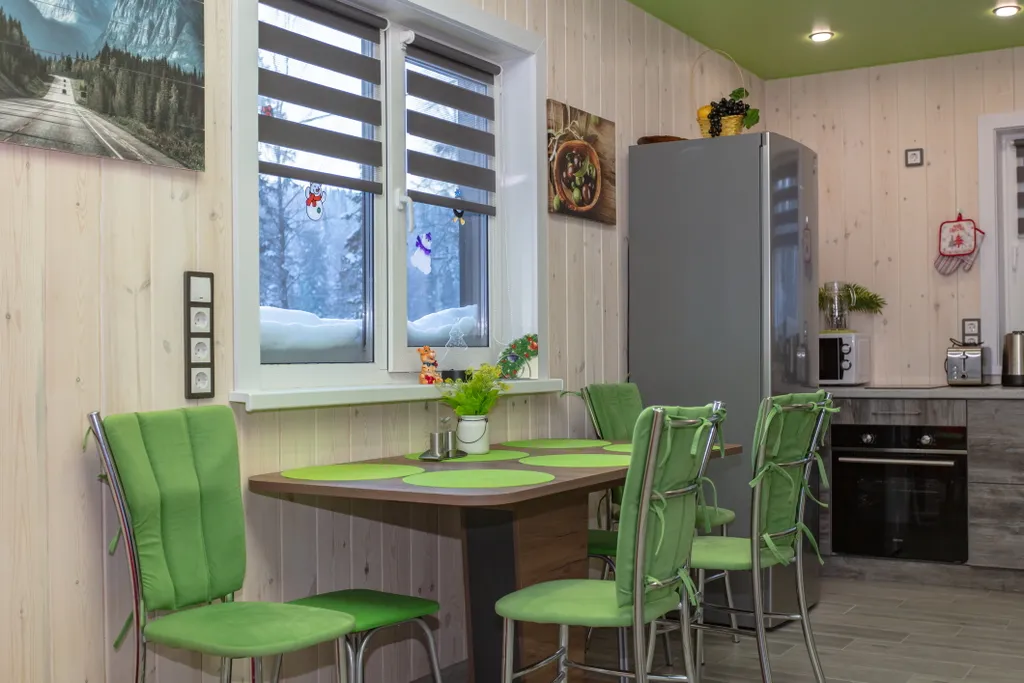 Барнхаус с панорамным видом на лес