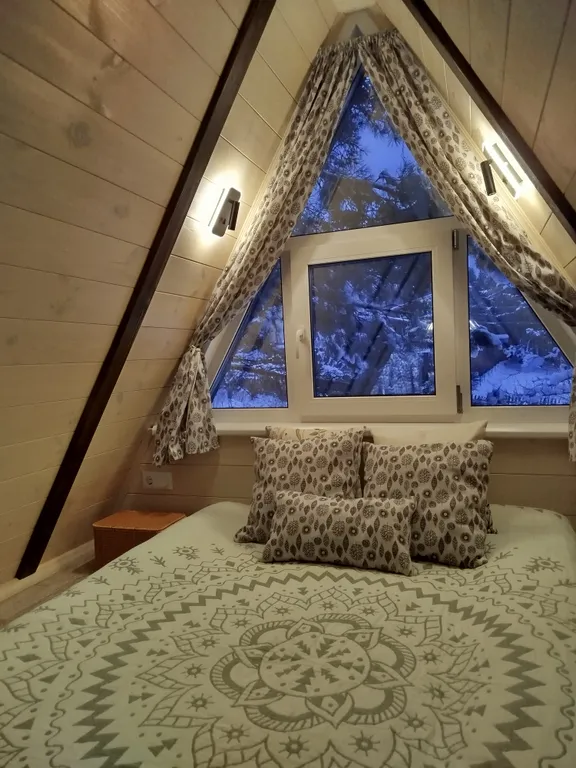 Атмосферный дом шале с видом на лес