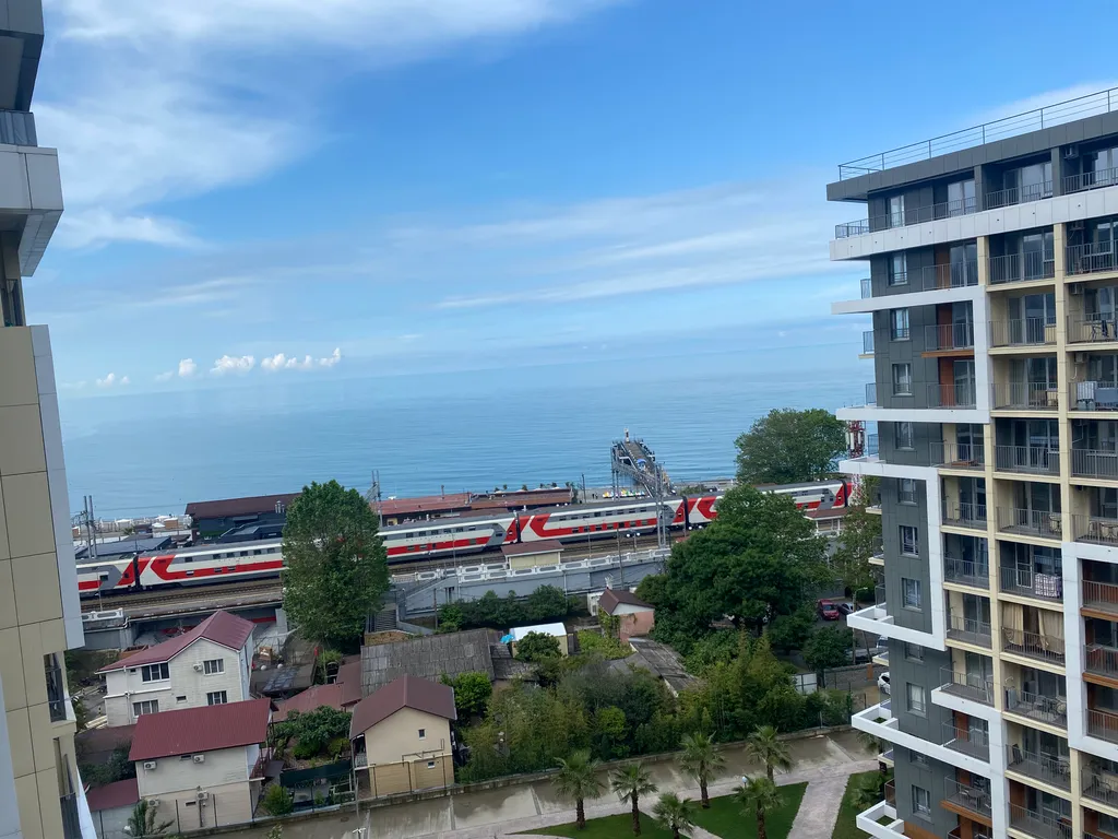 Видовая, уютная студия на первой береговой линии Море на ладони