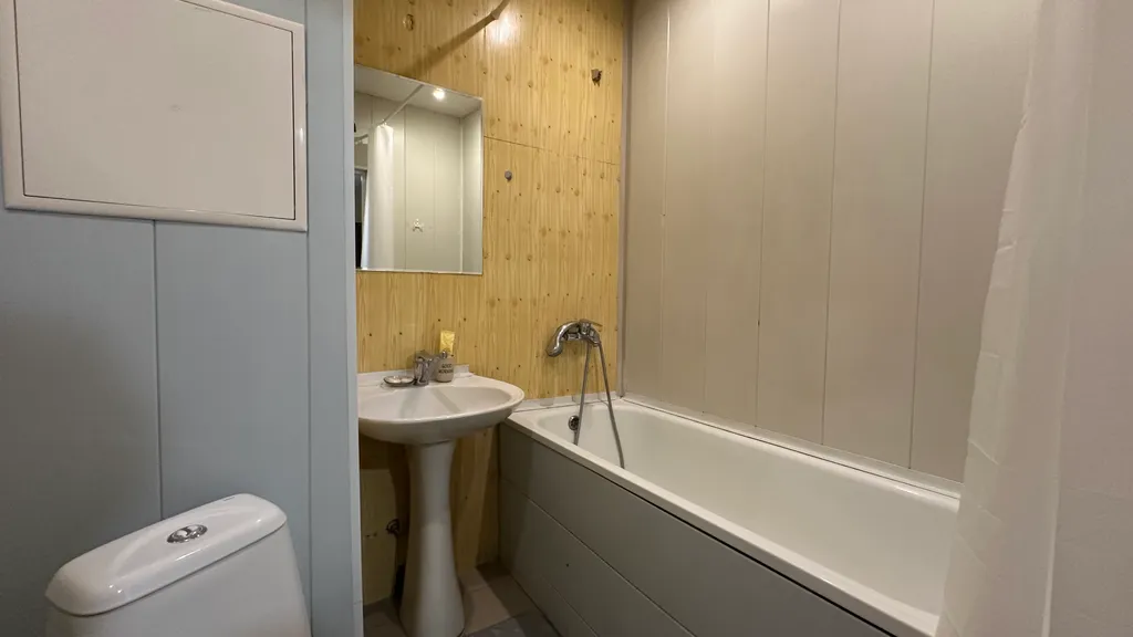 Простая однушка с видом на лес