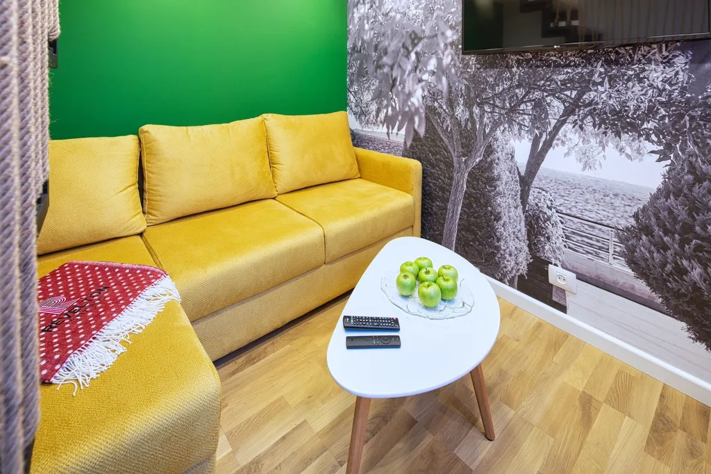 Апартамент на троих с частным внутренним двориком