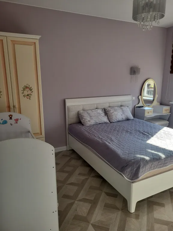 Дом с камином, зоной барбекю, батутом