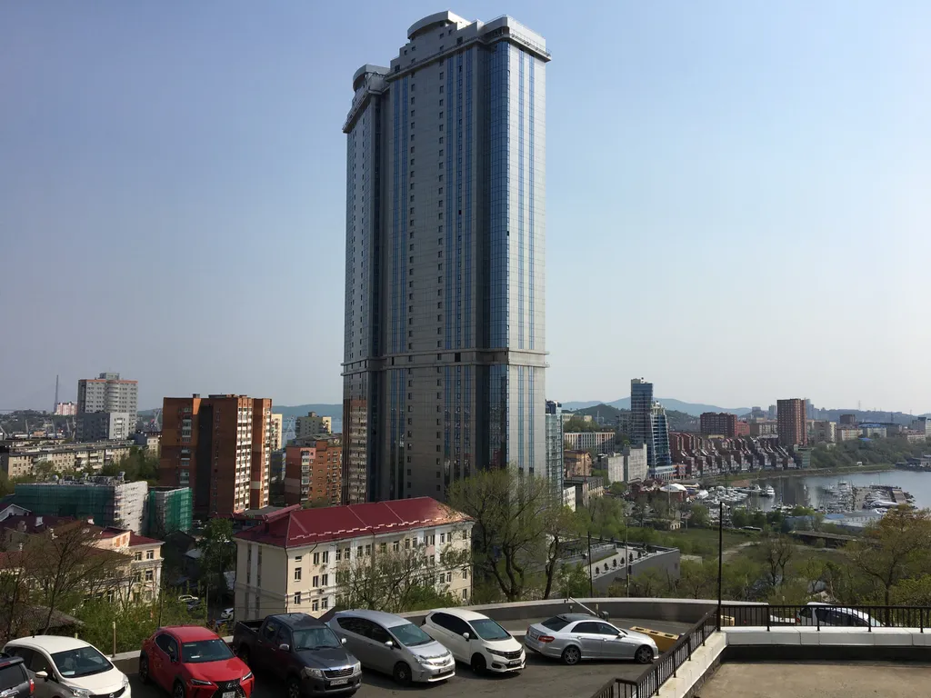 Апартамент с видом на город и яхт клуб