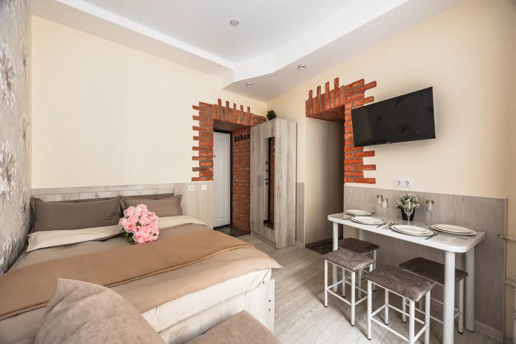 Квартира Квартира Трехместная студия на набережной канала Грибоедоева — Санкт-Петербург