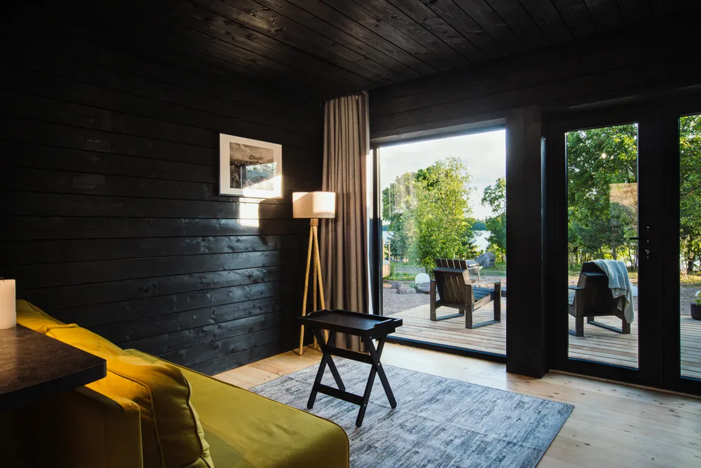 Коттедж Просторный Лодж на берегу залива — аренда посуточно в Выборг