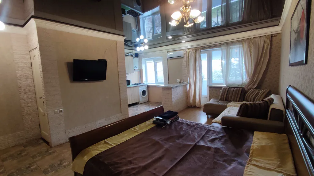 Уютная студия с видом на парк со всеми удобствами