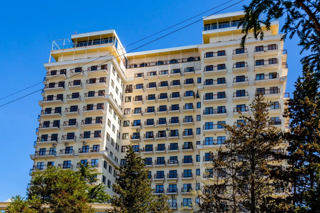 Квартира Квартира с видом на море и балконом — Адлер