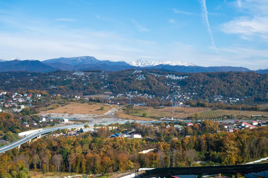 С видом на горы