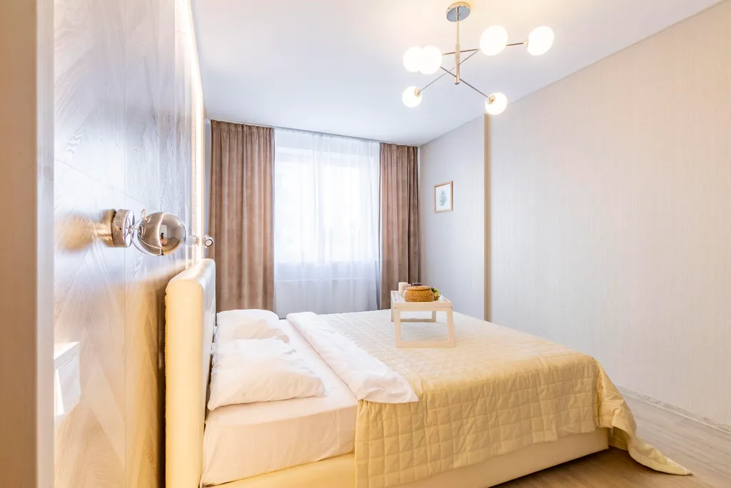 Евродвушка около метро Чкаловская для 4-х гостей