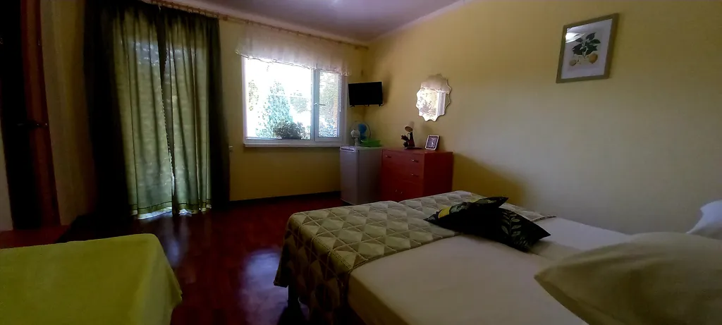 Комната для 3х гостей со всеми удобствами (вентилятор)