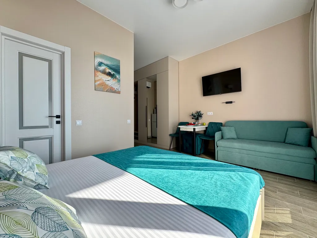 Квартира Квартира Премиум с видом на море и балконом — Лазаревское