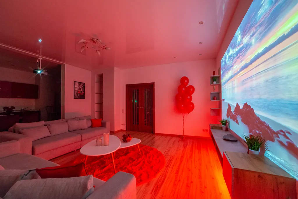 Красная вишня и голубика