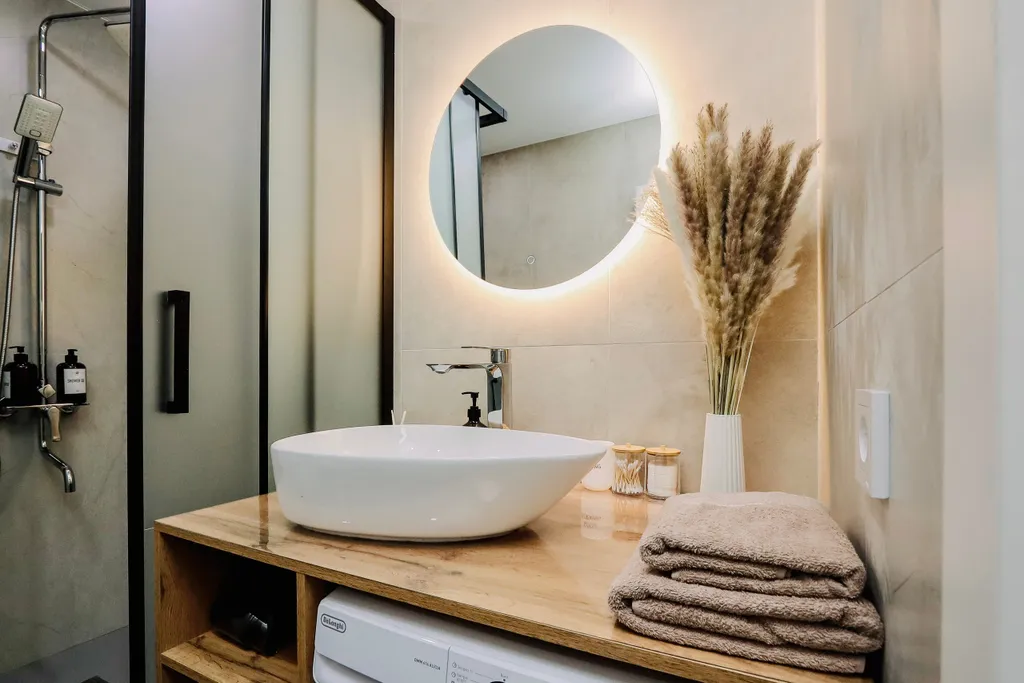 Дизaйнepcкая квартиpа пpемиум-клаccа c бaлкoном