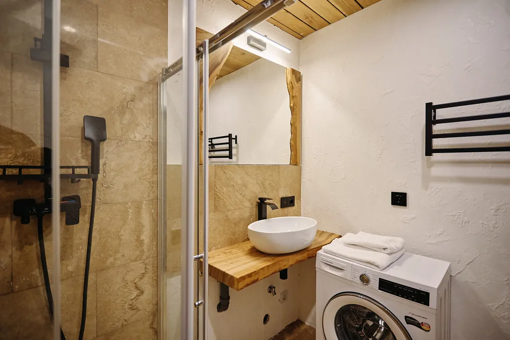 Студия Воздух с классной кухней в гостевом доме Пентакли в Красной Поляне