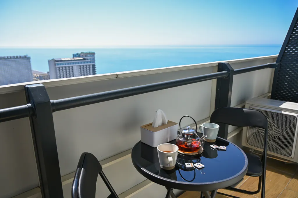 Квартира Квартира Студия на 40 этаже с панорамным видом на море и горы — Батуми