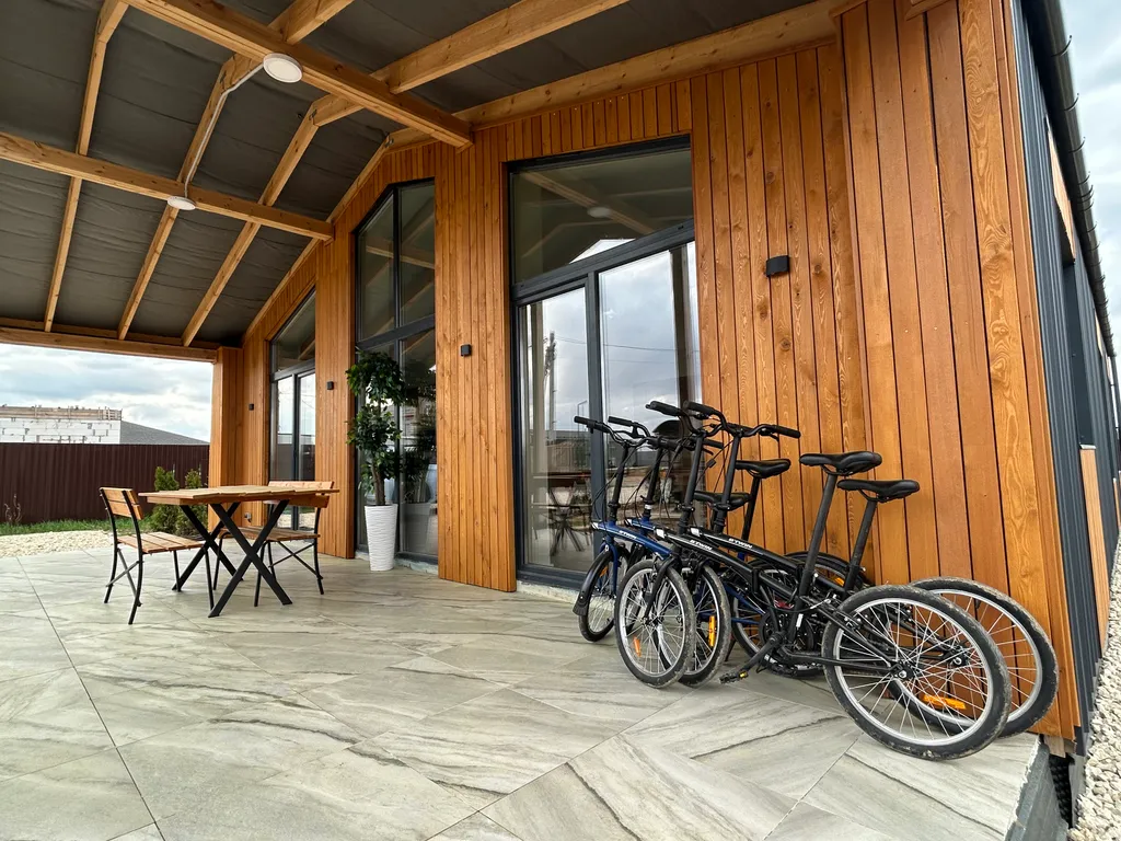 Эко-дом у озера с чаном, сауной и бильярдом