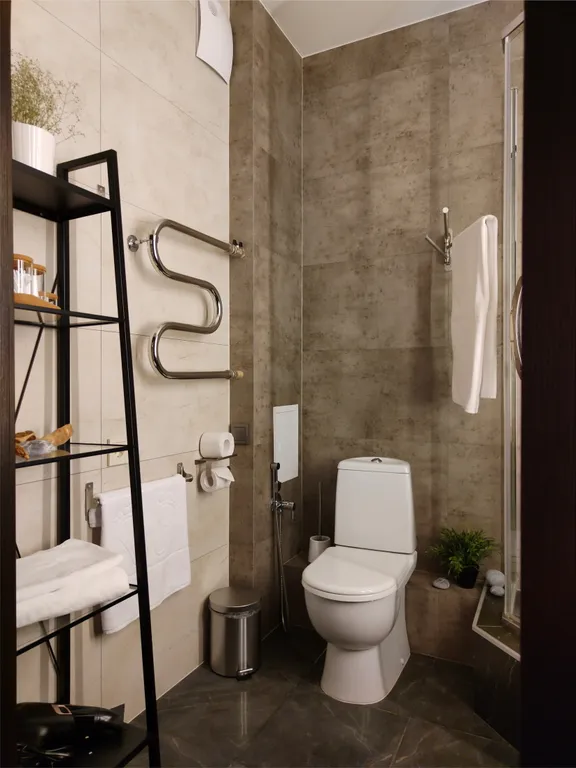 Квартира-студия с шикарным видом на город и реку